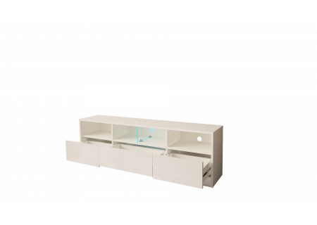 TV STAND 160CM WITH LED STRIP AND 3 DRAWERS - DISPARO 6