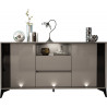 Sideboard 160cm with black inset and legs - evel 3