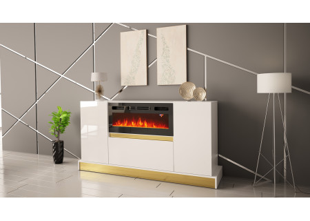 SIDEBOARD 170CM WITH FIREPLACE MERCADO 01